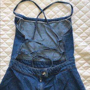 UO denim romper